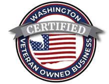 Washington State Veteran-Owned Business seal.